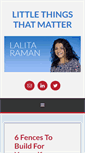 Mobile Screenshot of lalitaraman.com